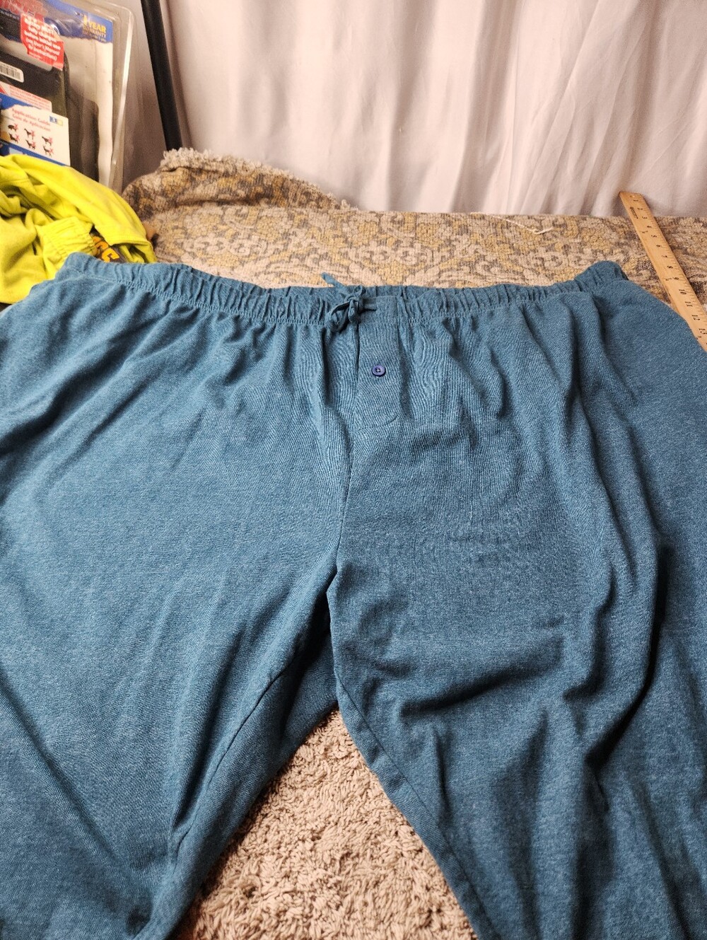 Men's Teal Sweatpants - Real Essentials - 5X - Picture 2 of 9
